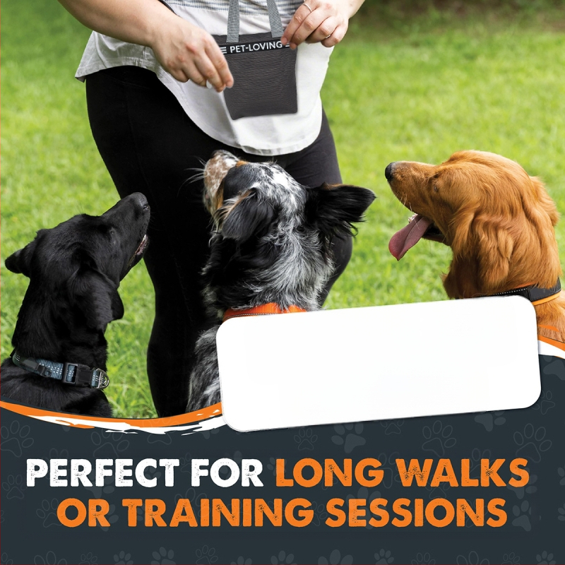 Piiriülene lemmikloomade suupistekott, koertele mõeldud prügikott, käekott, söötmiskoolituskott, kaasaskantav lemmikloomade suupistekott