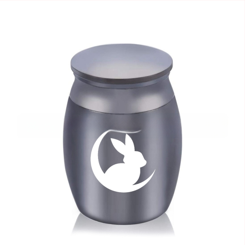 30x 40 мм Празник на средата на есента Лунен заек в памет на роднини, къдрици за домашни любимци, погребални къдрици, дърворезба