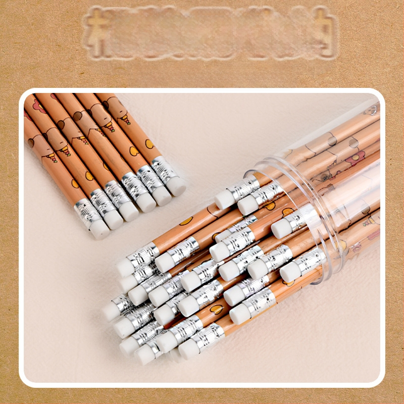 Pieštukas „Kapibala“ pradinės mokyklos mokiniams, rašantiems HB, mielas animacinis filmas su trintuku