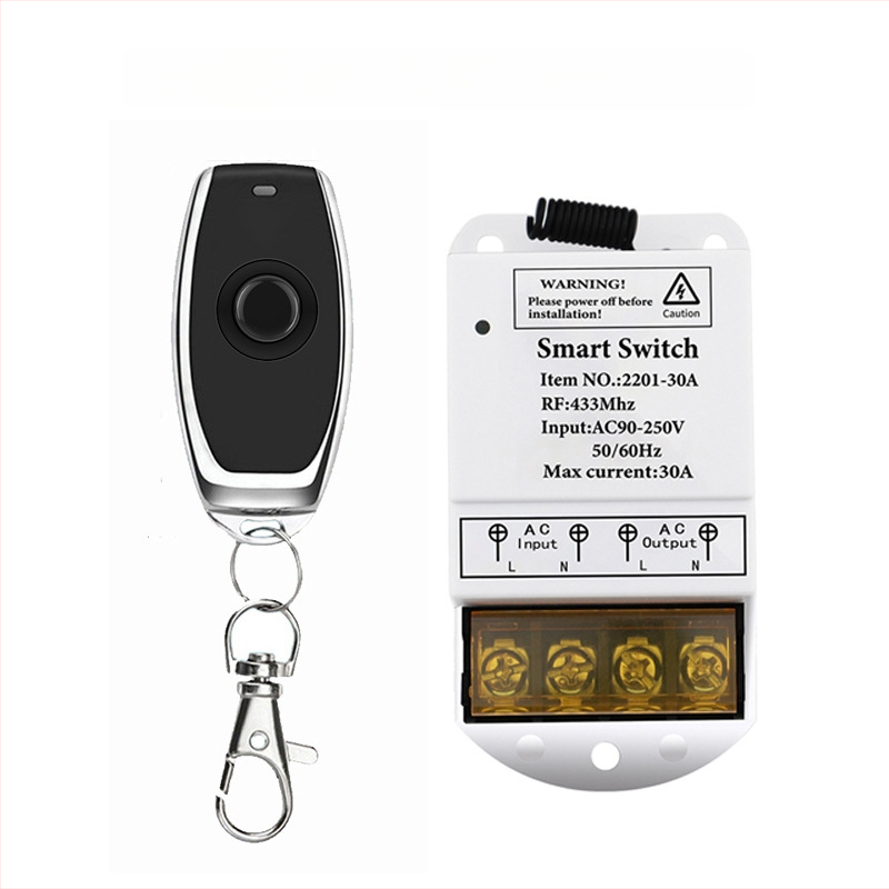 Tarpvalstybinių sprogimų nuotolinio valdymo jungiklis 110V 220V universalus didelės galios belaidis nuotolinio valdymo jungiklis vandens siurblio nuotolinio valdymo jungiklis