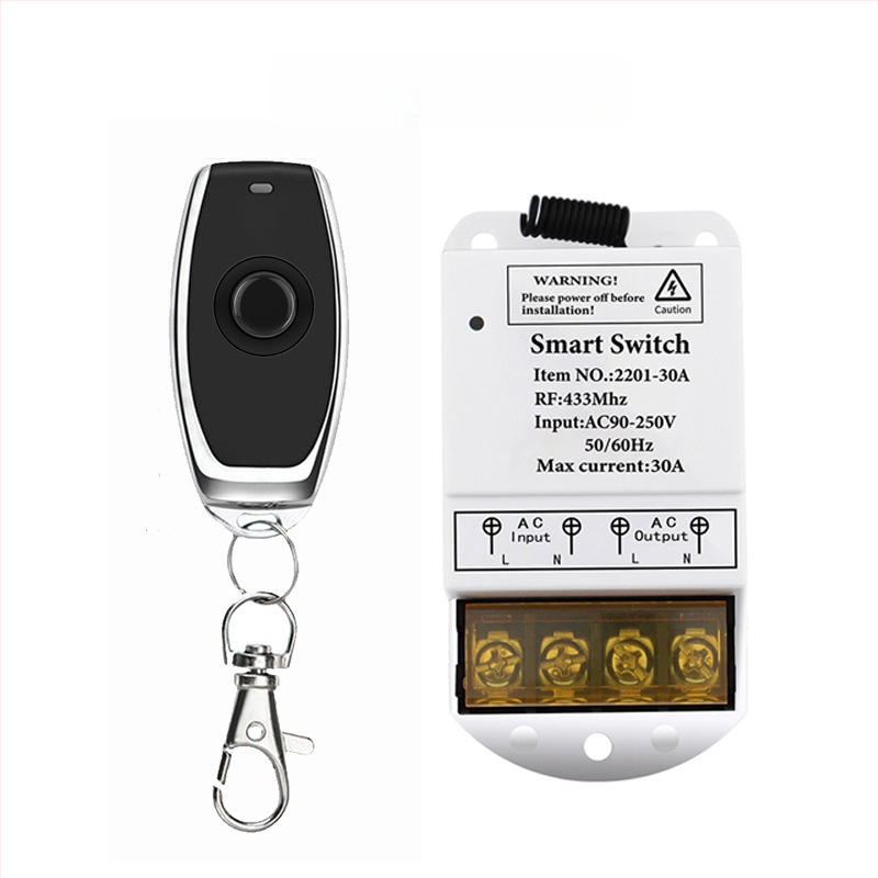 Tarpvalstybinių sprogimų nuotolinio valdymo jungiklis 110V 220V universalus didelės galios belaidis nuotolinio valdymo jungiklis vandens siurblio nuotolinio valdymo jungiklis