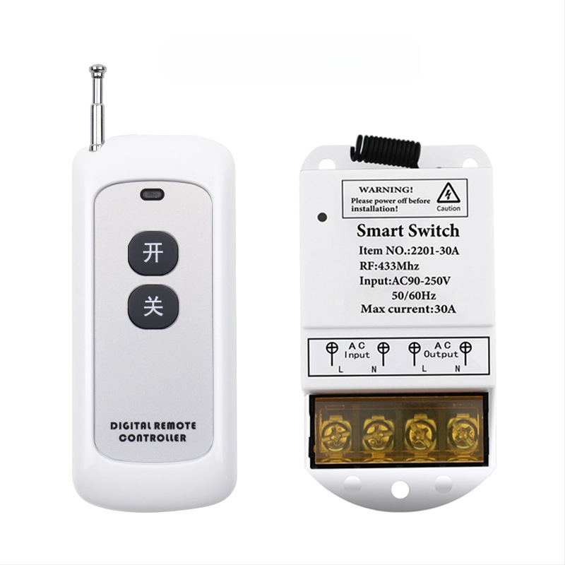 Tarpvalstybinių sprogimų nuotolinio valdymo jungiklis 110V 220V universalus didelės galios belaidis nuotolinio valdymo jungiklis vandens siurblio nuotolinio valdymo jungiklis