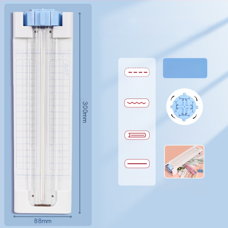 Резачка за хартия „Четири в едно“, Инструмент за рязане на хартия, Експерт по рязане на хартия, Машина за рязане на хартия, Резачка за хартия, Инструмент за рязане, Креативен подарък