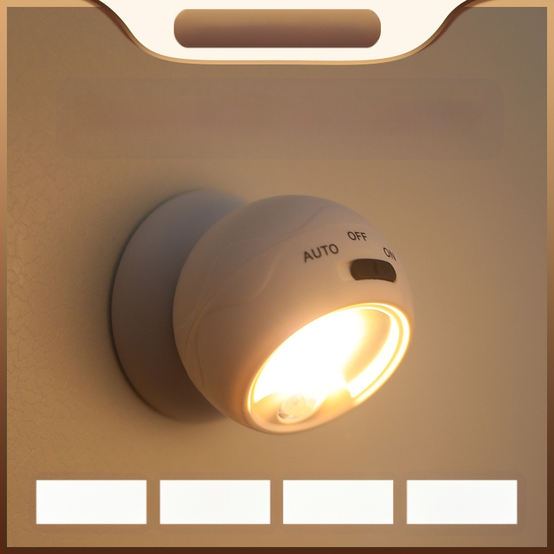 Népszerű éjszakai fény 360 fokos csövek forgó fény folyosói fény éjszakai fény folyosó emberi test érzékelős fali lámpa mágneses