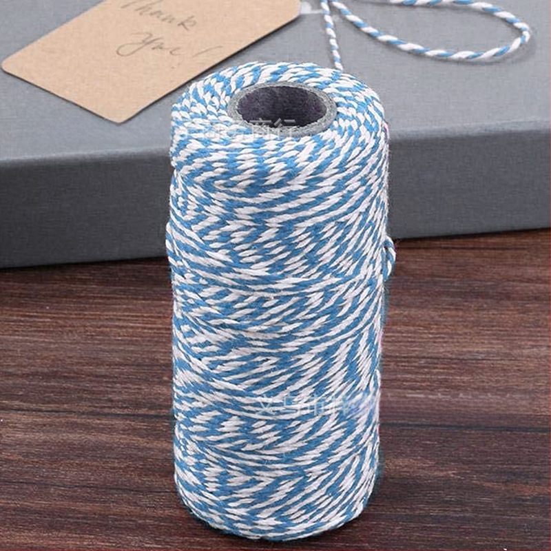 Ekologiška rankų darbo džiuto 100 m kanapių virvės rišimas, dekoratyvinė pakavimo virvė, „pasidaryk pats“ rankų darbo pintas virvės žymėjimas