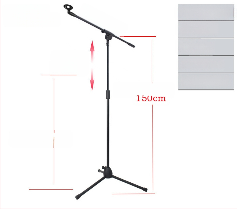 Mikrofonialus Otseülekanne Karaoke Salvestus Põrandamikrofoni Tõstealus Lavaesinemine Vertikaalne Mikrofonialus Statiiviga