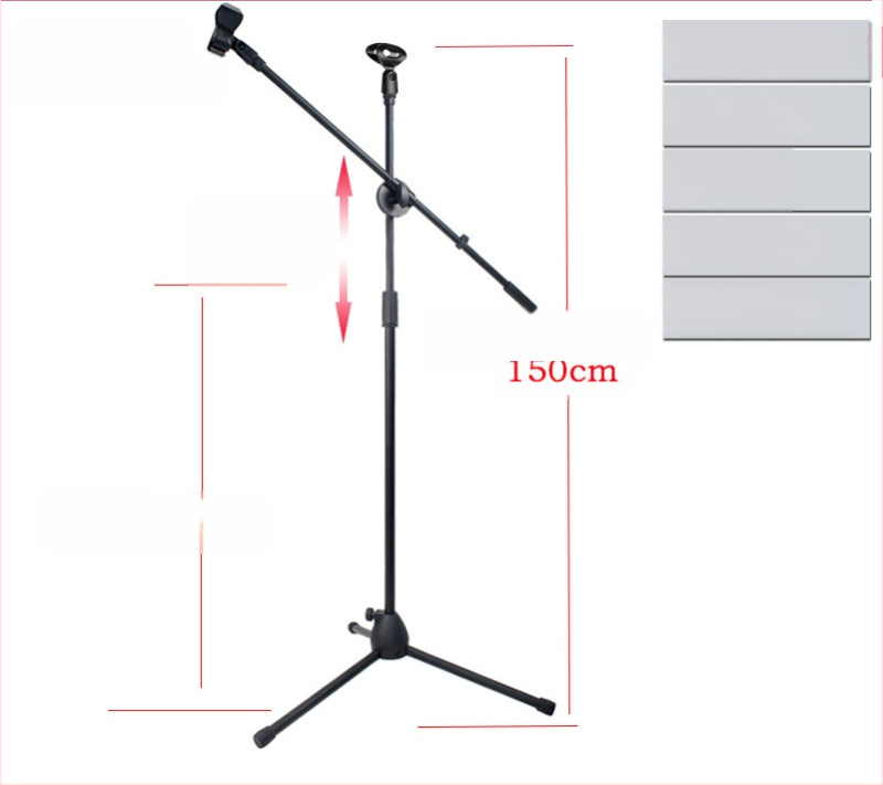 Mikrofonialus Otseülekanne Karaoke Salvestus Põrandamikrofoni Tõstealus Lavaesinemine Vertikaalne Mikrofonialus Statiiviga