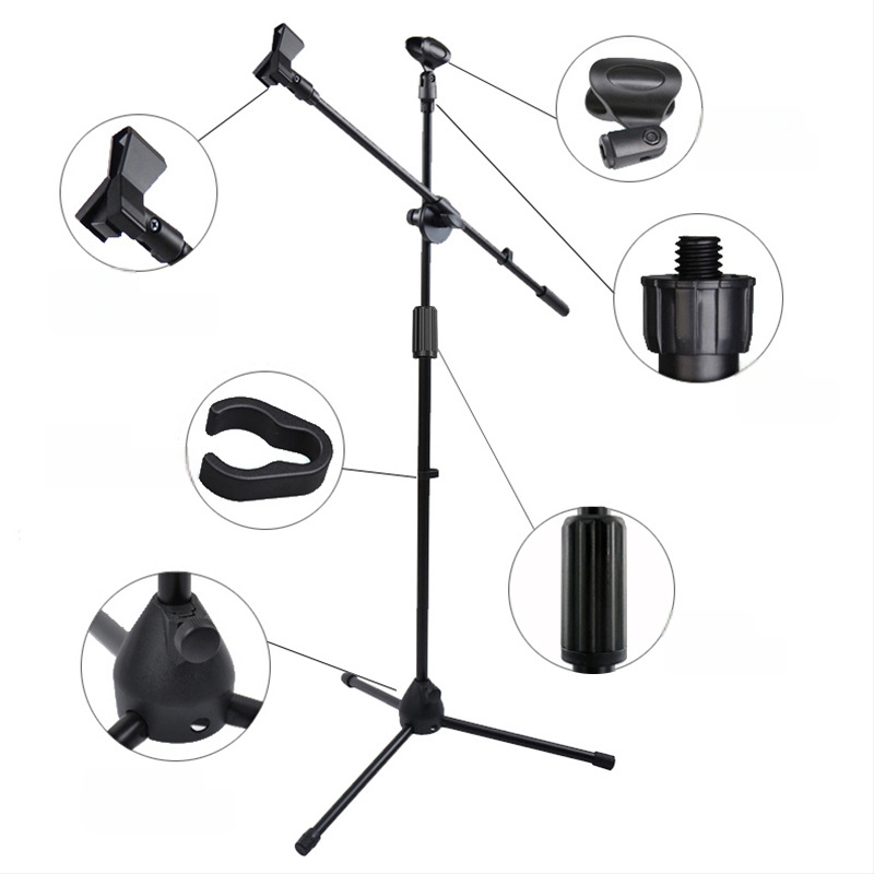 Mikrofonialus Otseülekanne Karaoke Salvestus Põrandamikrofoni Tõstealus Lavaesinemine Vertikaalne Mikrofonialus Statiiviga