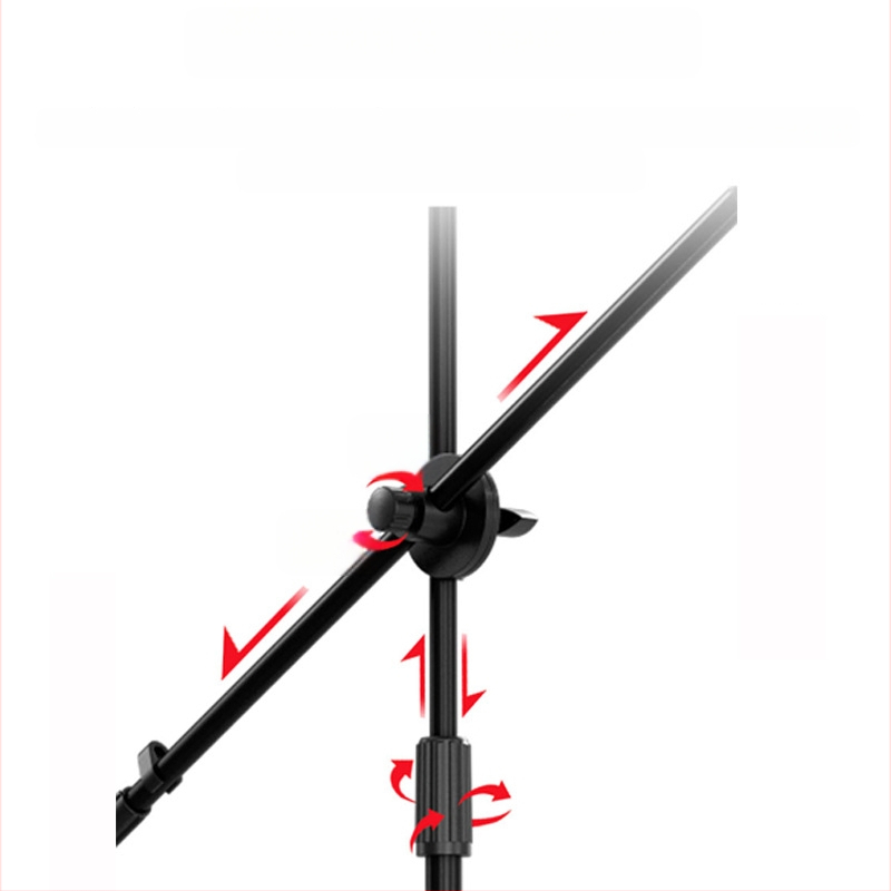 Mikrofonialus Otseülekanne Karaoke Salvestus Põrandamikrofoni Tõstealus Lavaesinemine Vertikaalne Mikrofonialus Statiiviga