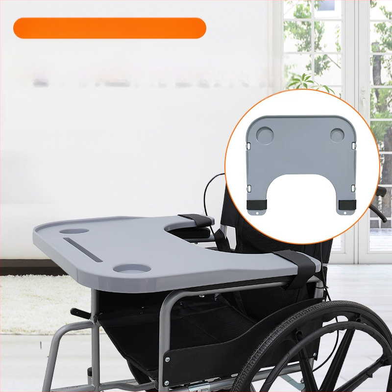 Kerekesszékes étkezőasztal, univerzális WC-szék, étkezőasztal, kerekesszék-kiegészítők, mozgáskorlátozottaknak szánt étkezőasztal, megnövelt vastagítás, ingyenes beszerelés