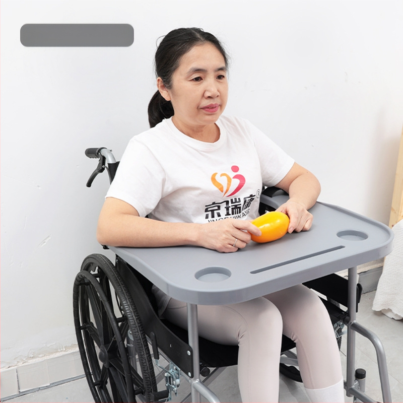 Kerekesszékes étkezőasztal, univerzális WC-szék, étkezőasztal, kerekesszék-kiegészítők, mozgáskorlátozottaknak szánt étkezőasztal, megnövelt vastagítás, ingyenes beszerelés