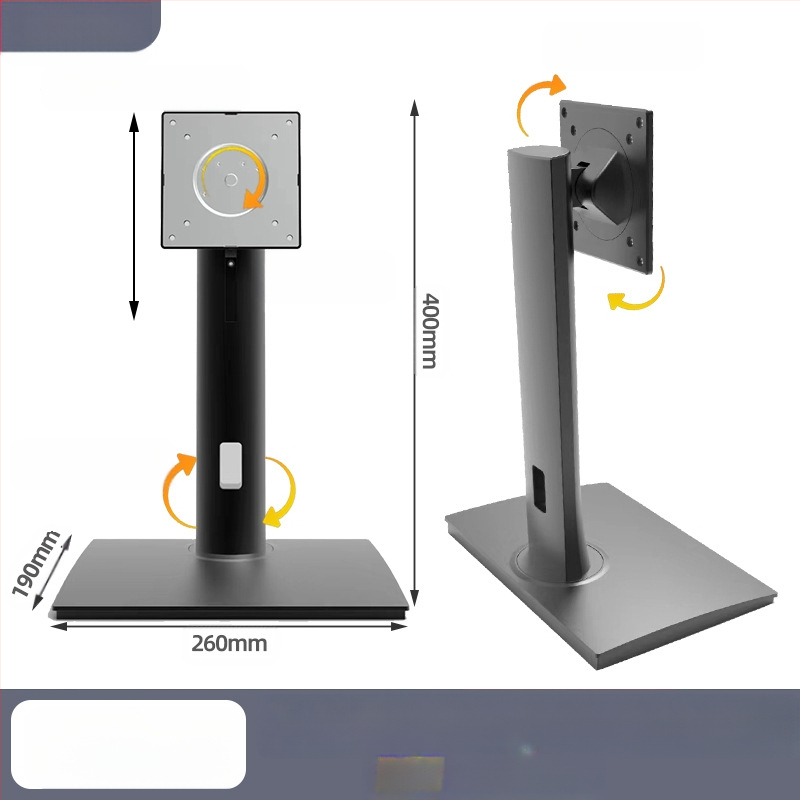 Pööratav reguleeritav arvutimonitori alus 8–27-tolline tugiraam reguleeritav ja pöörlev