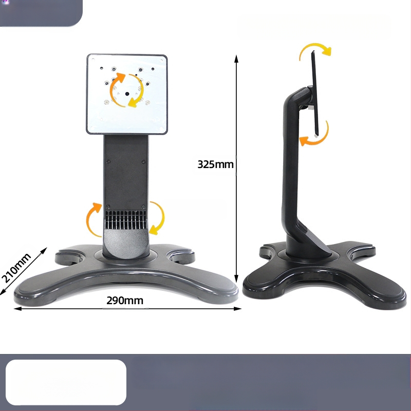 Pööratav reguleeritav arvutimonitori alus 8–27-tolline tugiraam reguleeritav ja pöörlev