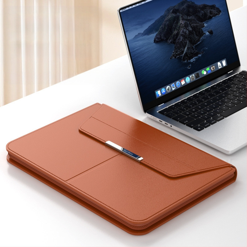 Daugiafunkcis vidinis nešiojamojo kompiuterio krepšys 14 colių su stovo apsauginiu dangteliu 15,3 m²/3 užtrauktuku, kompiuterio laikymo krepšys, sandėlyje