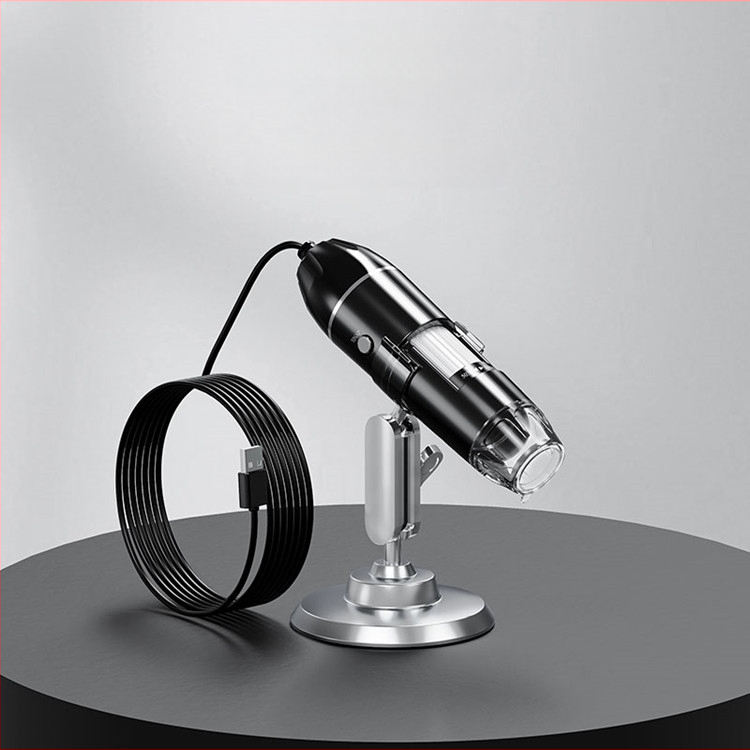 Gamyklinis didmeninis HD 1600 kartų USB trijų viename skaitmeninis mikroskopas HD elektroninis mikroskopas