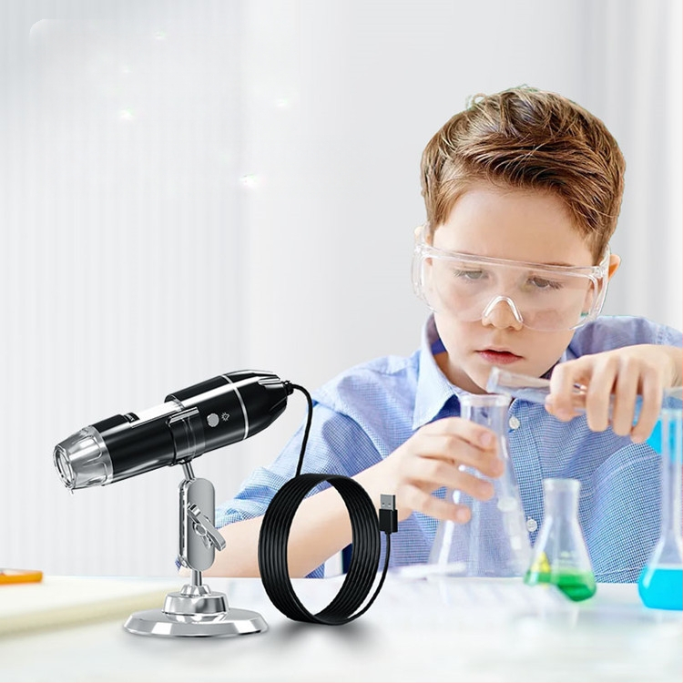 Gamyklinis didmeninis HD 1600 kartų USB trijų viename skaitmeninis mikroskopas HD elektroninis mikroskopas