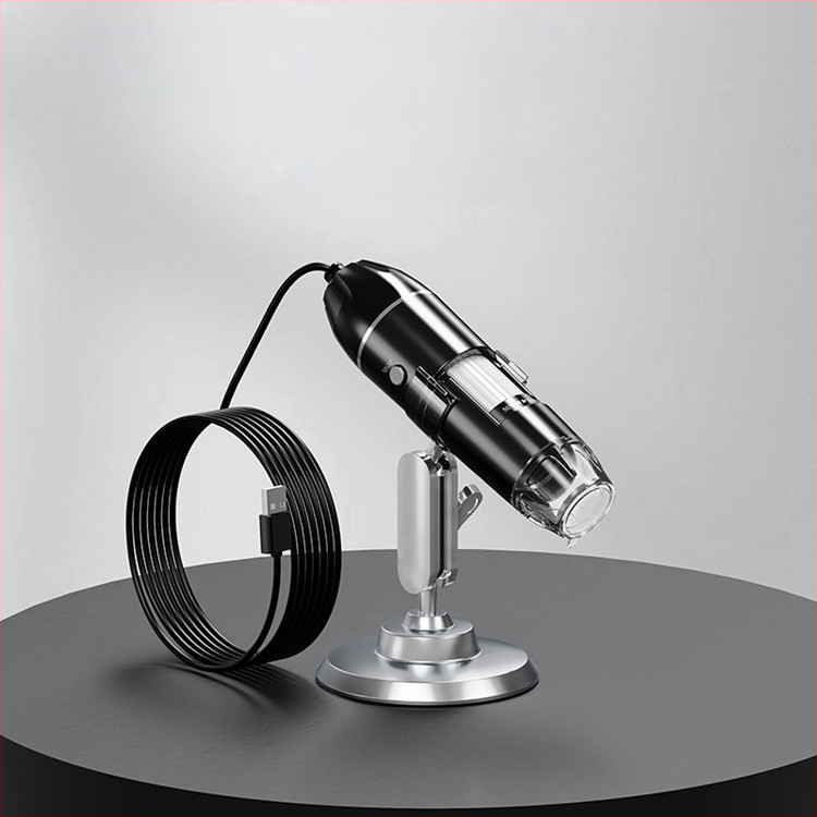 Gamyklinis didmeninis HD 1600 kartų USB trijų viename skaitmeninis mikroskopas HD elektroninis mikroskopas