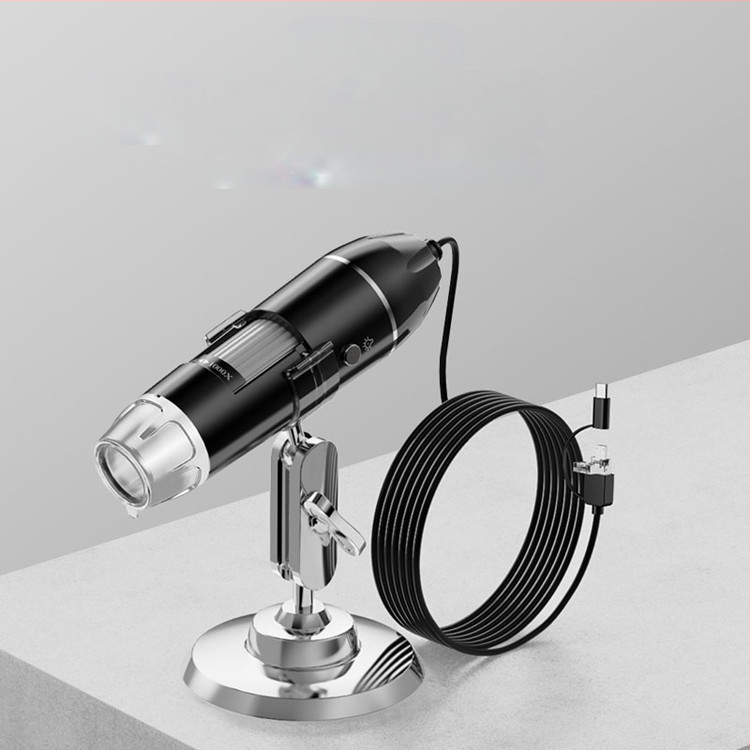 Gamyklinis didmeninis HD 1600 kartų USB trijų viename skaitmeninis mikroskopas HD elektroninis mikroskopas