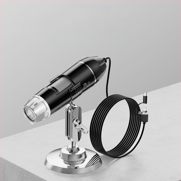 Gamyklinis didmeninis HD 1600 kartų USB trijų viename skaitmeninis mikroskopas HD elektroninis mikroskopas