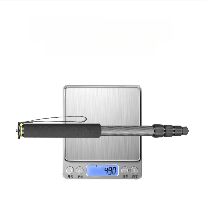 Rūpnīcas tiešās pārdošanas neitrāls stāvošs video 32. sērijas oglekļa šķiedras viegls monopoda fotografēšanas foto oglekļa pārnēsājams statīvs