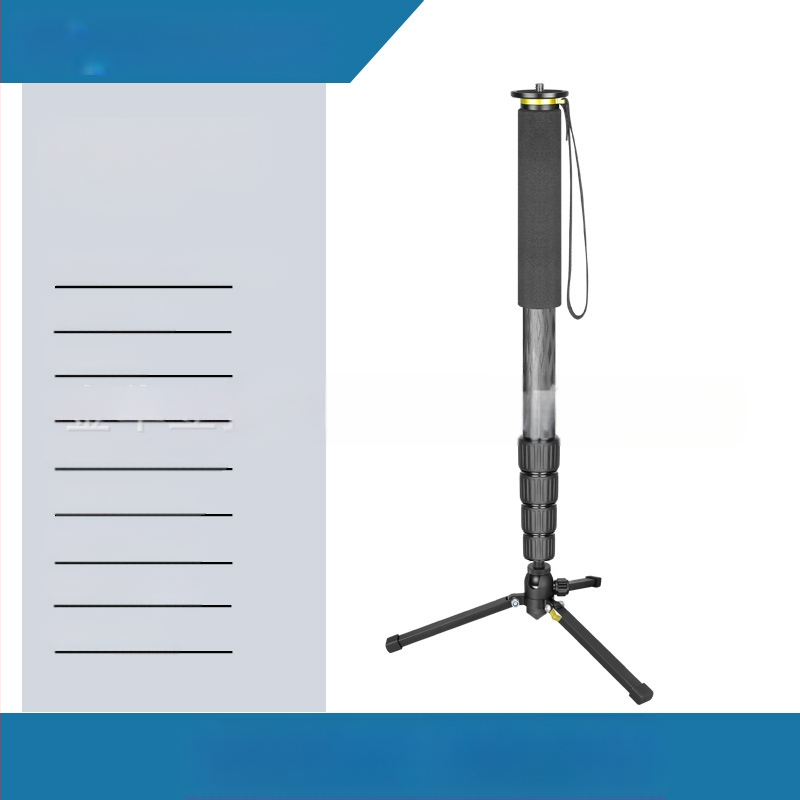 Rūpnīcas tiešās pārdošanas neitrāls stāvošs video 32. sērijas oglekļa šķiedras viegls monopoda fotografēšanas foto oglekļa pārnēsājams statīvs