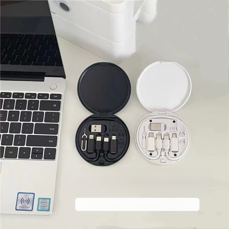 Nešiojama daugiafunkcinė duomenų saugojimo dėžutė, 60 W, ištraukiamas adapteris „nuo vieno iki trijų“, greito įkrovimo laidas