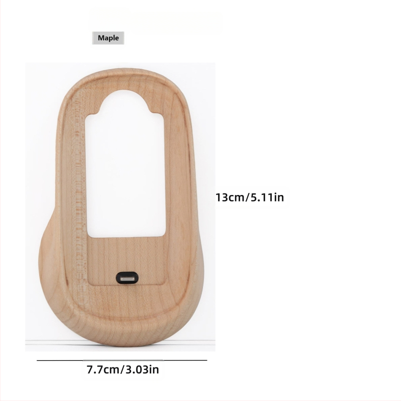 Pähklipähkli värvi Magic Mouse`i kaitseümbris, mis sobib Apple Magic Mouse`ile, kõrgendav täispuidust alus