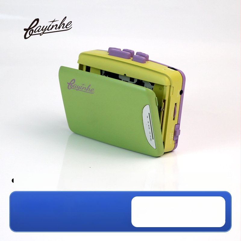 Bayin box piiriülene uus kassettmängija walkman kõrvaklappidega kaasaskantav raadio kassettmängija inglise kuulamine taasesitus