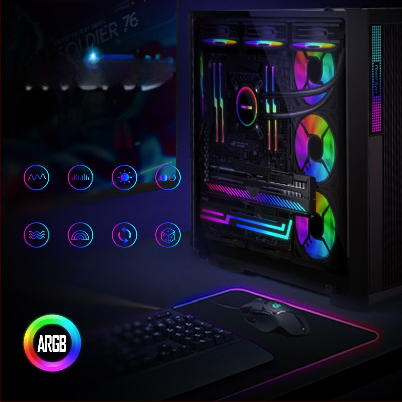 4090 graafikakaardi kronstein ARGB Shengguang sünkroonse graafikakaardi pesa vertikaalse paigaldusega graafikakaardi kronstein lauaarvuti 3060 kronstein