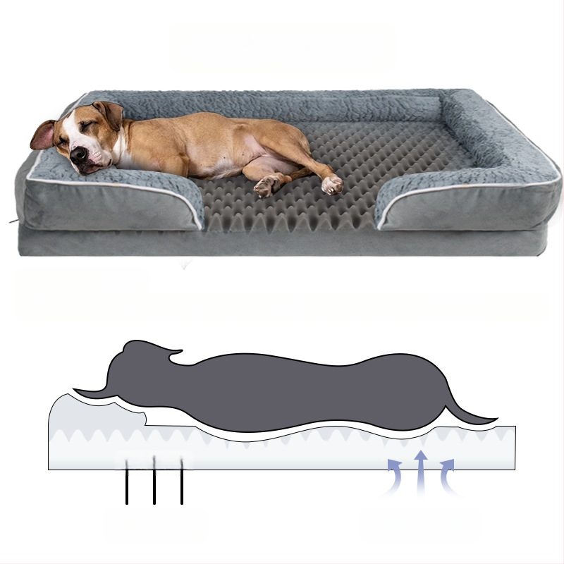 Amazon új, vízálló anyagból készült, kivehető és mosható kanapéágy nagy kutyáknak, harapásgátló kennel nagykereskedelemben