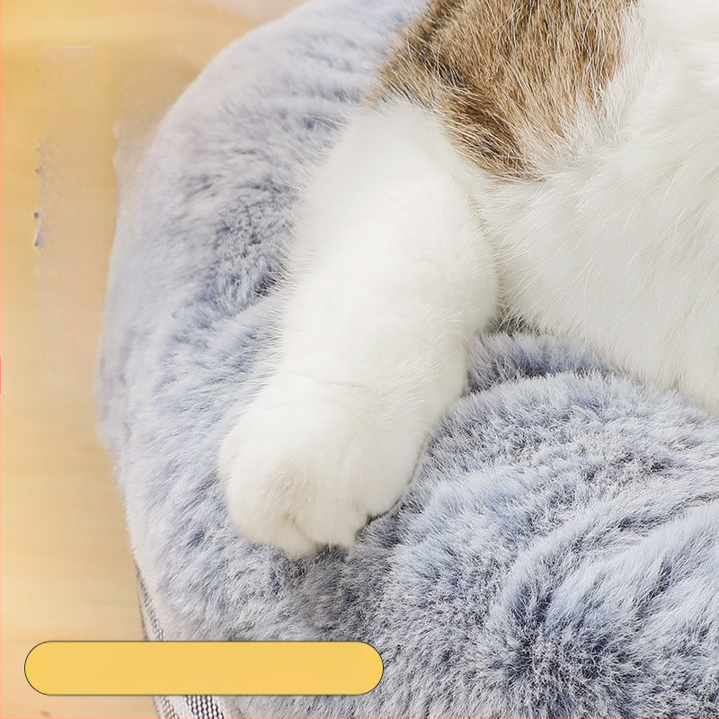 Téli meleg macskafészek félig zárt macskafészek ház macskaágy mély alvás fészek kutyaház univerzális minden évszakra