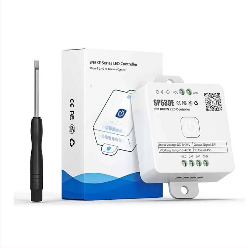 SP638E kolmekanaliline RGB maagilise värviga LED-juhtimine, Bluetooth-muusikakontroller