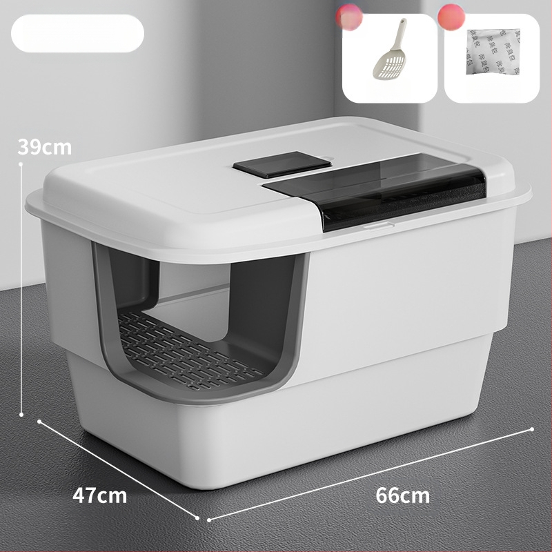 Kassiliivakast, eriti suur, täielikult poolsuletud, avatud, pritsmekindel, suur võine, hiiglaslik kassiliivakast, tualettruum