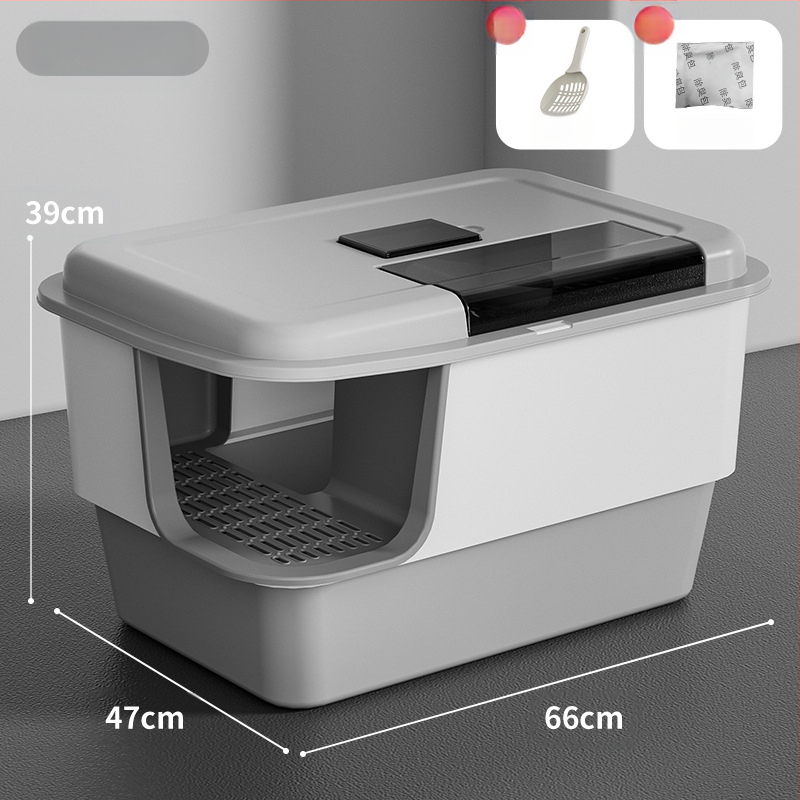 Kassiliivakast, eriti suur, täielikult poolsuletud, avatud, pritsmekindel, suur võine, hiiglaslik kassiliivakast, tualettruum
