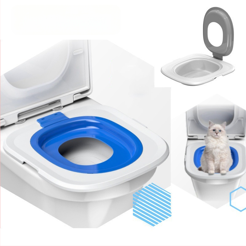 5. põlvkonna kassi tualetitreener uus kogemus integreeritud lemmiklooma tualett kassi tualeti treenimiseks kassiliivakauss