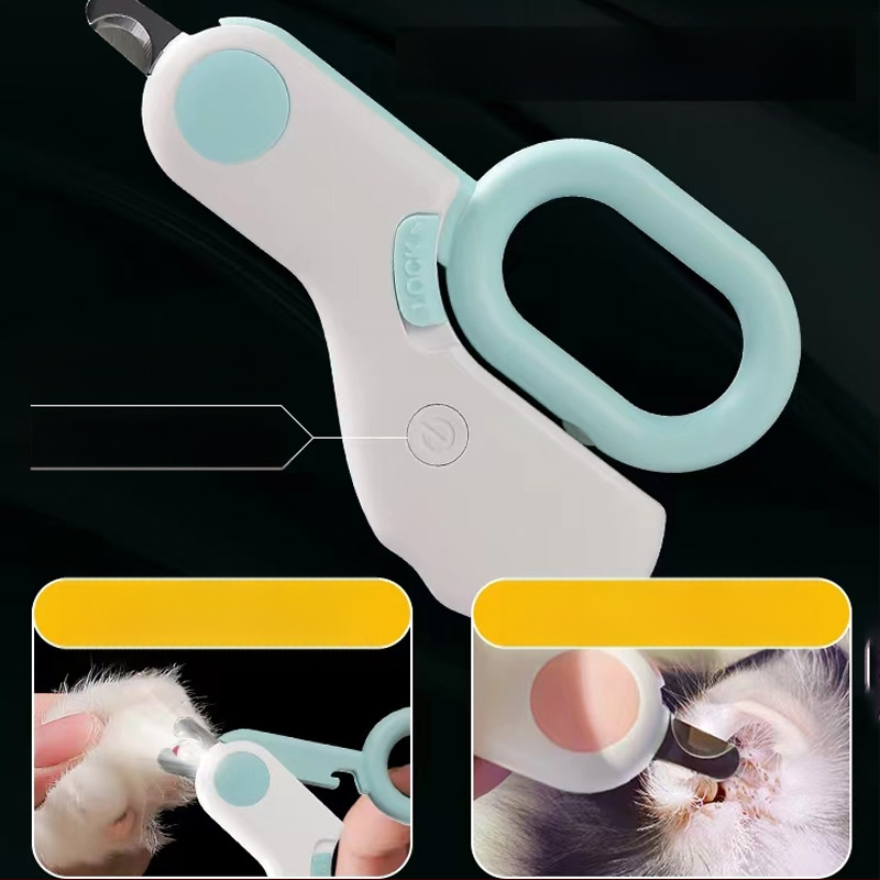 Jorkšyro šuns specialios nagų kirpimo žirklutės naminių gyvūnėlių nagų replės nuo kraujavimo nuotrauka kraujavimas meškiukas šuniukas