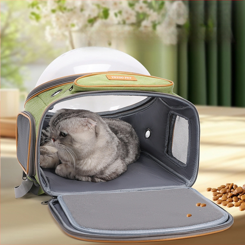 Kassikott Lihtne väljamineku seljakott Kosmosekapsel Suurtele koertele mõeldud lemmikloomade seljakott Kassipuurist seljakott Läbipaistev kassikott