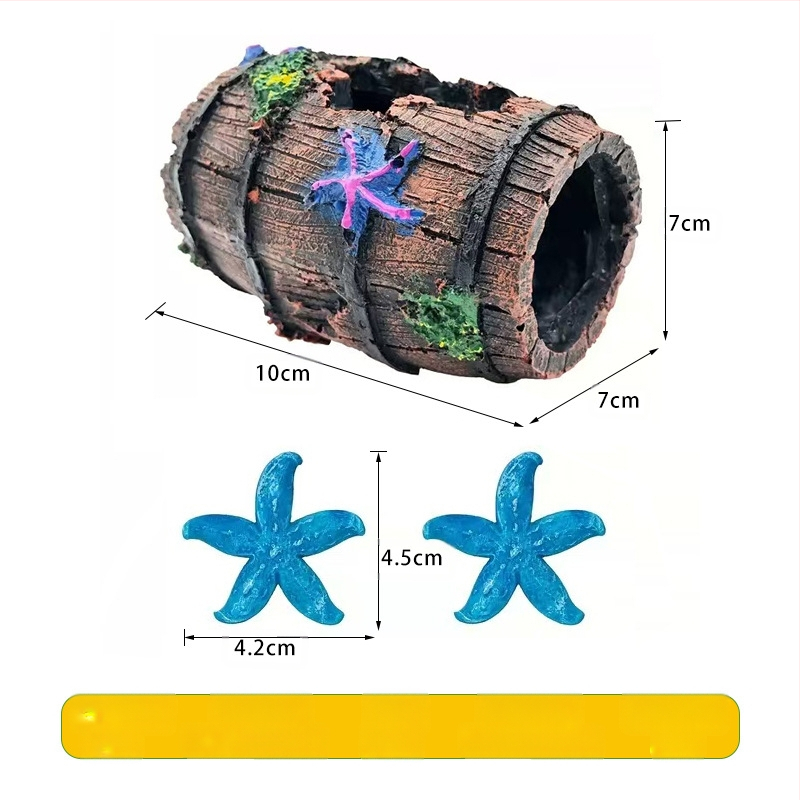 Akvaariumi kalapaagi haljastuskaunistamise pakett korallisaare merikarbi ämber kiviktaimla vaik kunstvesi rohi korallmägi