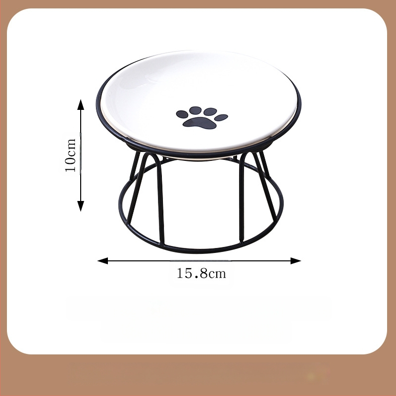 Loominguline kassiküünisest kalaluu lemmikloomakauss kausiriiuliga majapidamise kassikauss koerakauss keraamiline joogikauss kassi- ja koeratoiduriistad kronsteiniga