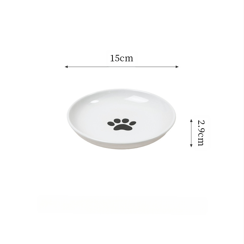 Loominguline kassiküünisest kalaluu lemmikloomakauss kausiriiuliga majapidamise kassikauss koerakauss keraamiline joogikauss kassi- ja koeratoiduriistad kronsteiniga