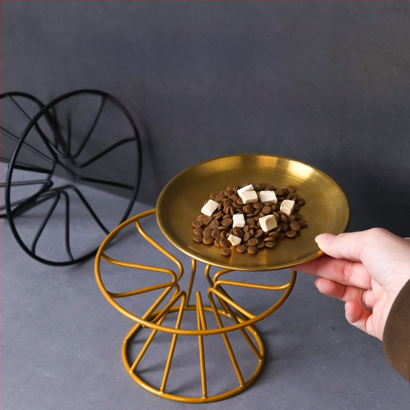 Piiriülene roostevabast terasest kassikauss, lemmikloomakauss, kassitoidukauss, riisikauss, kassitaldrik, konservtaldrik, suupistetaldrik, kõrge kaelakaitsega kronstein