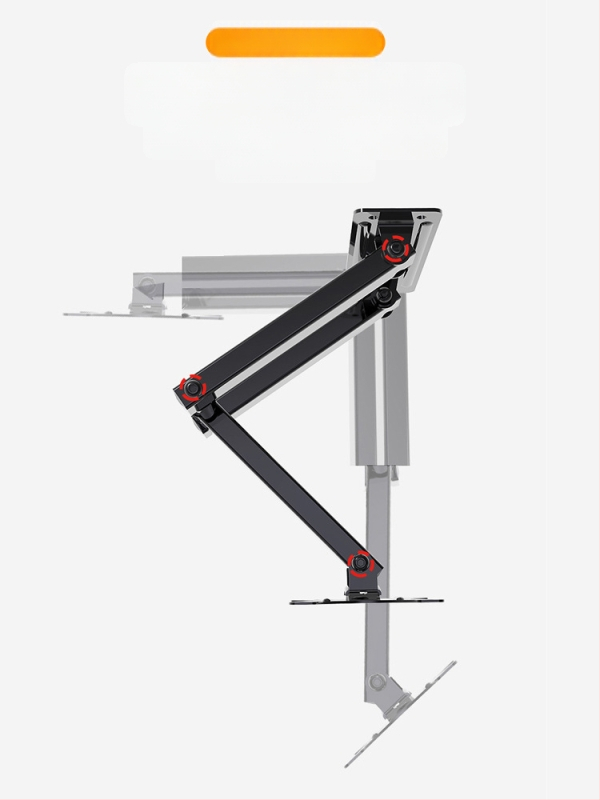 Suport monitor telescopic rotativ, montat pe perete, comutare ecran orizontală și verticală, universal, 17, 24, 27, 32 inch, montat pe perete