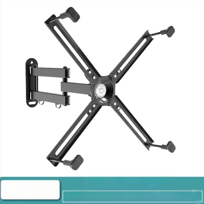 Suport monitor telescopic rotativ, montat pe perete, comutare ecran orizontală și verticală, universal, 17, 24, 27, 32 inch, montat pe perete