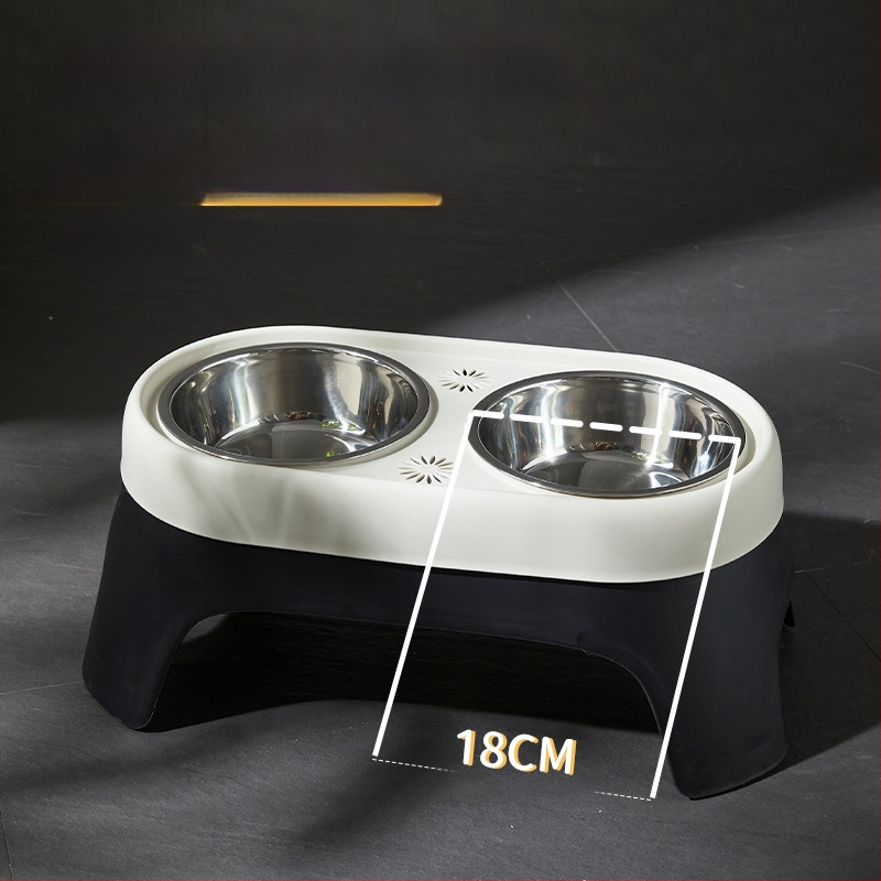 Uus koera kõrgendatud kauss lemmikloomade joogivee söötmiskauss löögikindel roostevabast terasest toidukauss kasside riisikauss laos hulgimüügis