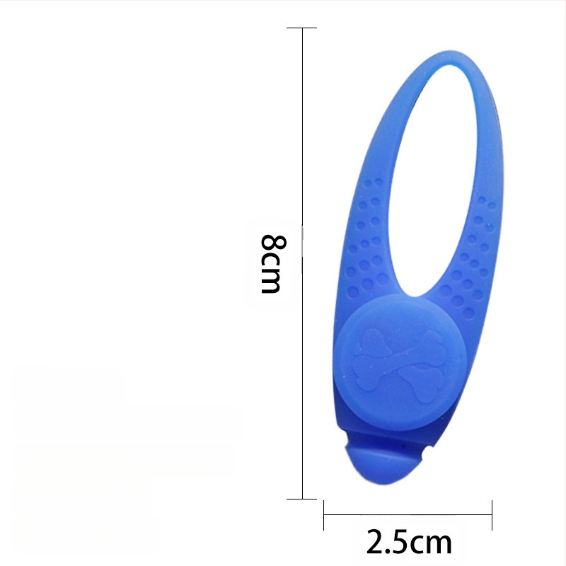 Медальон за домашен любимец, светещ силиконов LED медальон за куче, етикет за куче и котка, аксесоари за домашни любимци против изгубване, когато излизате