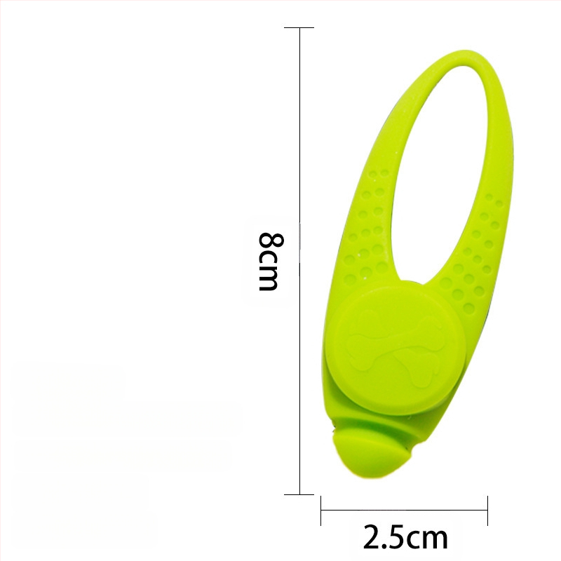 Медальон за домашен любимец, светещ силиконов LED медальон за куче, етикет за куче и котка, аксесоари за домашни любимци против изгубване, когато излизате