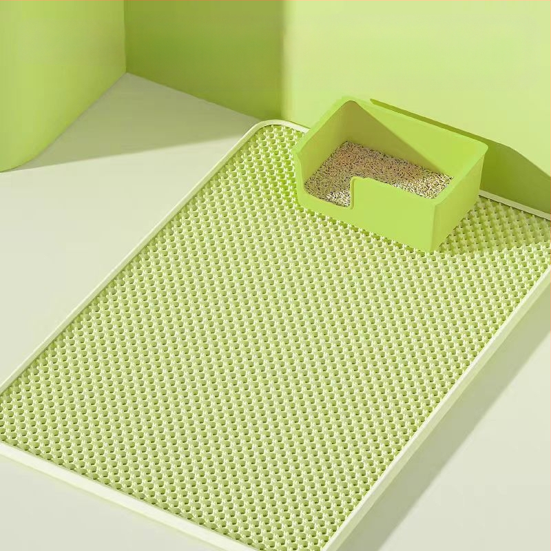 Temu väliskaubanduse allika tehase otsetarnimise kahekihiline kassiliivamatt määrdumisvastane liivakast lemmikloomamatt kassi- ja koeramatt