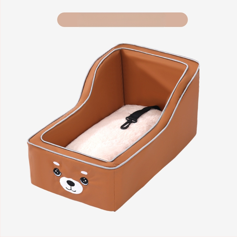 Keskjuhtimisega autokuut lemmiklooma autokuut väikese koera auto koera turvatool kassi esiosa autosõidu artefakt