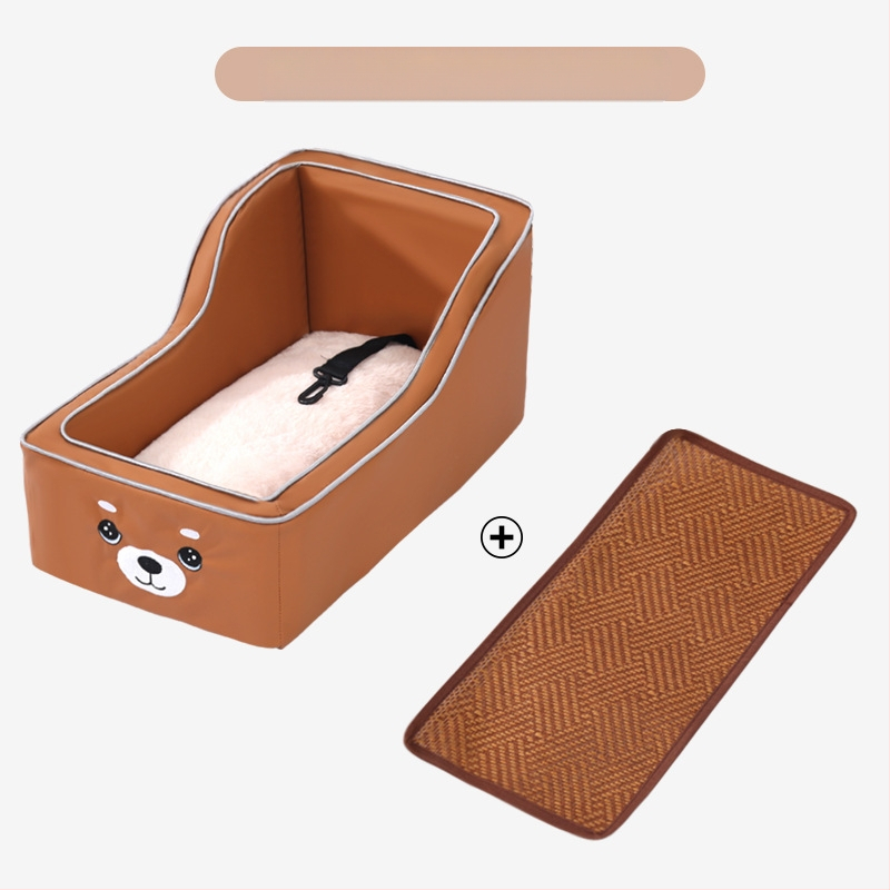 Keskjuhtimisega autokuut lemmiklooma autokuut väikese koera auto koera turvatool kassi esiosa autosõidu artefakt