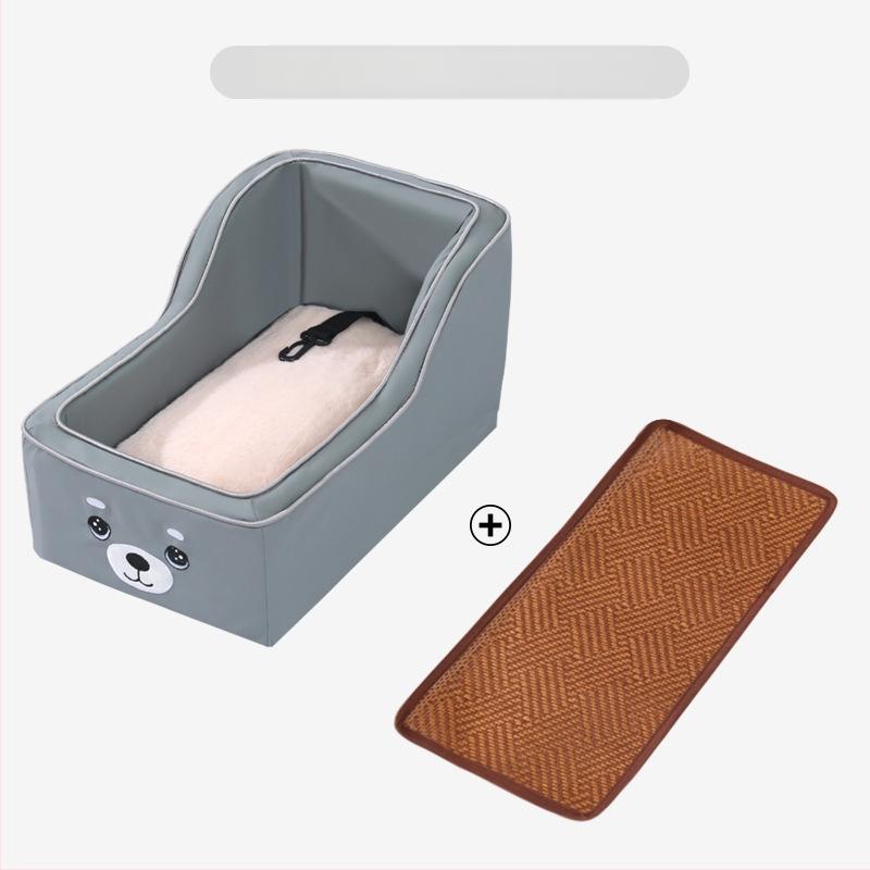 Keskjuhtimisega autokuut lemmiklooma autokuut väikese koera auto koera turvatool kassi esiosa autosõidu artefakt